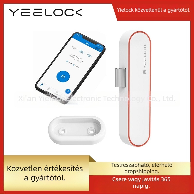 Easy Lock Treasure ZNGS02YSB Bluetooth zár fiókos szekrényhez – alkalmazásalapú vezérlés, ABS+PC, modell ZNGS02YSB, táplálás 7-es akkumulátorral