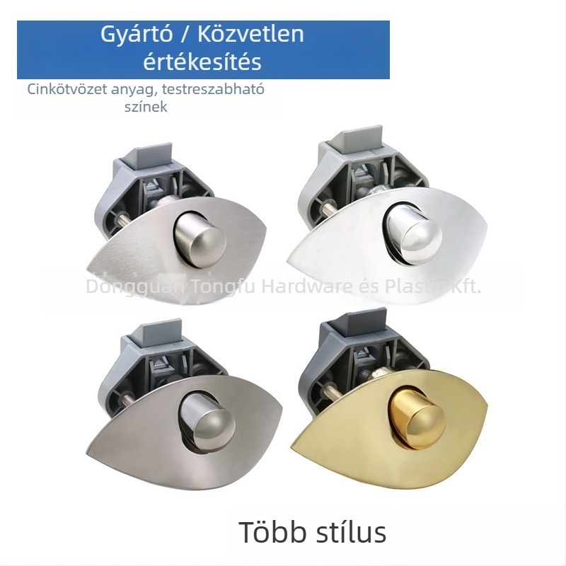 Félholdas zár szekrényajtókhoz és fiókokhoz lakókocikhoz – cinkötvözet, modern minimalist stílus