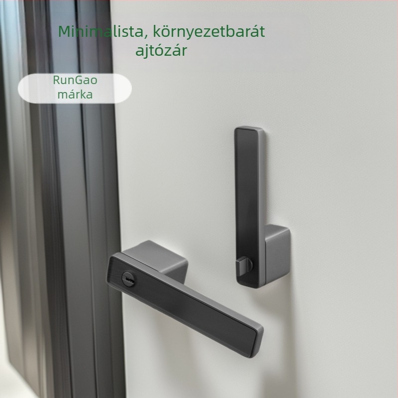 Minimalista ökológiai ajtózár fa ajtókhoz, mágneses zár, csendes működés