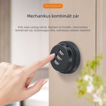 Fiókzár digitális kóddal, cinkötvözetből, modell JFL138, fiókokhoz, magáncímke elérhető