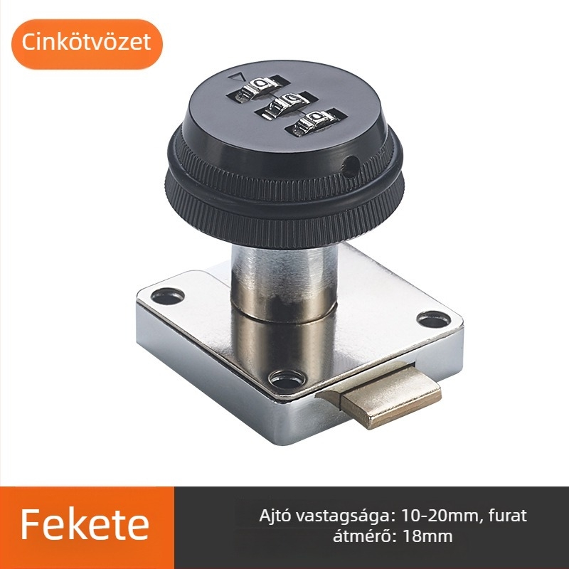 Fiókzár digitális kóddal, cinkötvözetből, modell JFL138, fiókokhoz, magáncímke elérhető