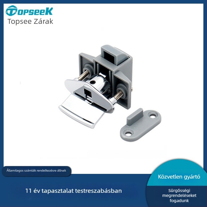 JUFU RV zár – műanyag ház, modell S6208/S6222, szekrényekhez és szerszámtárolókhoz, modern egyszerű stílus