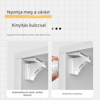 Mágneses fiókezár - The First Force CLCTSUO, műanyag, széles körű alkalmazás, modern egyszerű stílus