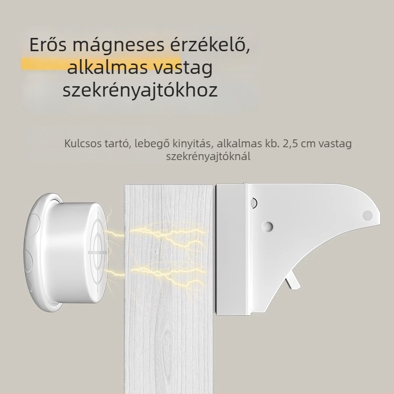 Mágneses fiókezár - The First Force CLCTSUO, műanyag, széles körű alkalmazás, modern egyszerű stílus