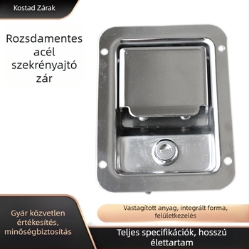MS858-2D panelzár, cink ötvözetből, keretszekrényhez; kompatibilis a fürdőszoba, konyha, üveg, alumínium és erkély ajtókkal.