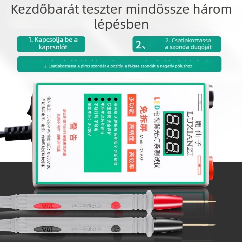 Deer Fairy LCD TV LED háttérvilágítás teszter, LED gyöngyök és LED szalagok vizsgálatára, javítóeszköz