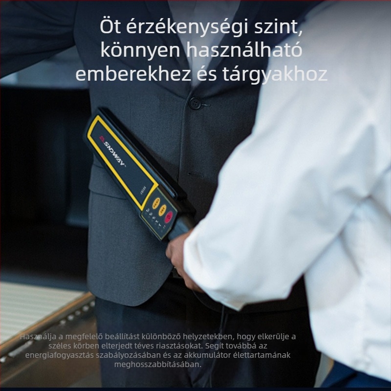 SNDWAY Shendawei kézi fémdetektor biztonsági ellenőrzéshez iskolákban, helyszíneken, állomásokon és találkozókon