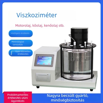 Teljesen automata kinetikus viszkozitás mérő kenőanyagokhoz és dízel üzemanyagokhoz