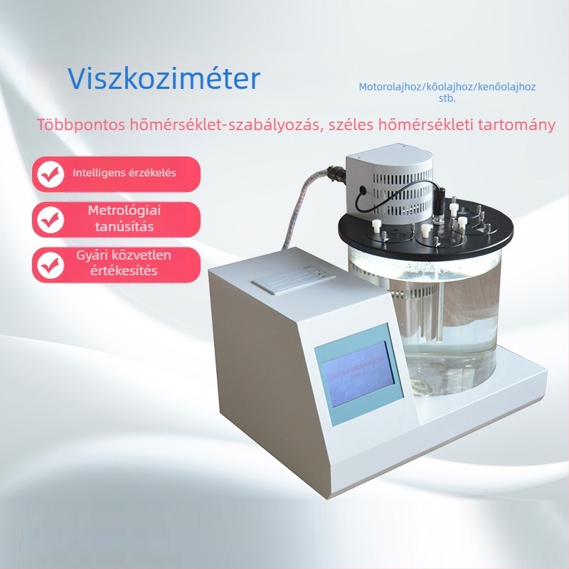 Teljesen automata kinetikus viszkozitás mérő kenőanyagokhoz és dízel üzemanyagokhoz
