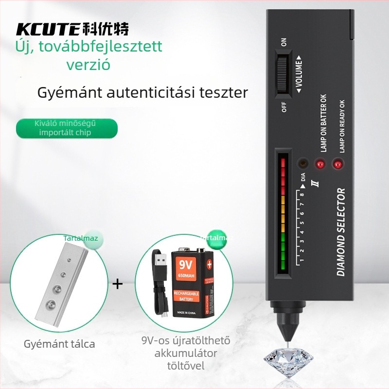Gyémántteszt toll, hővezető mérő, ékszerek és drágakövek keménységmérő készülék