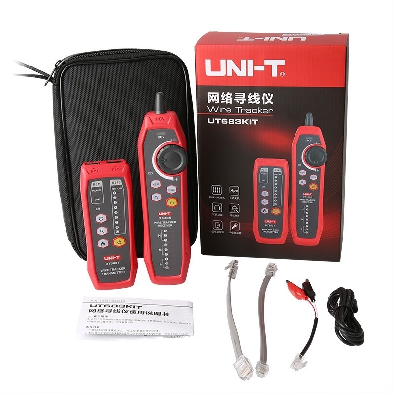UT682/UT683KIT hálózati vonalkereső és telefonvonal-tesztelő – többfunkciós kábeltester