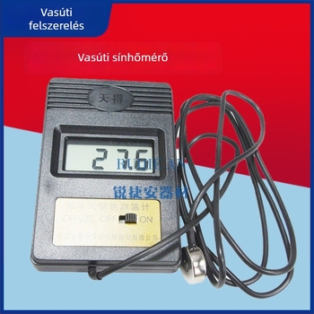 Digitális vasúti sínhőmérő, sín hőmérséklet mérése, -40°C-tól +70°C-ig