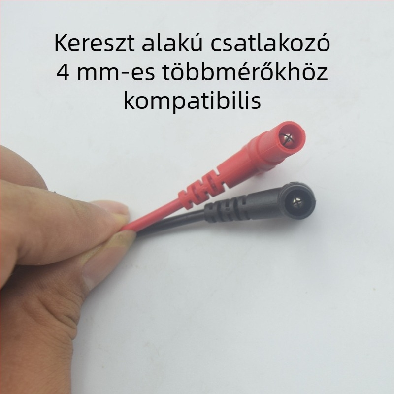 Zhentai Zhijian 223 Mérővezeték teszthez 10 mm krokodil csipesszel, PVC, 20A