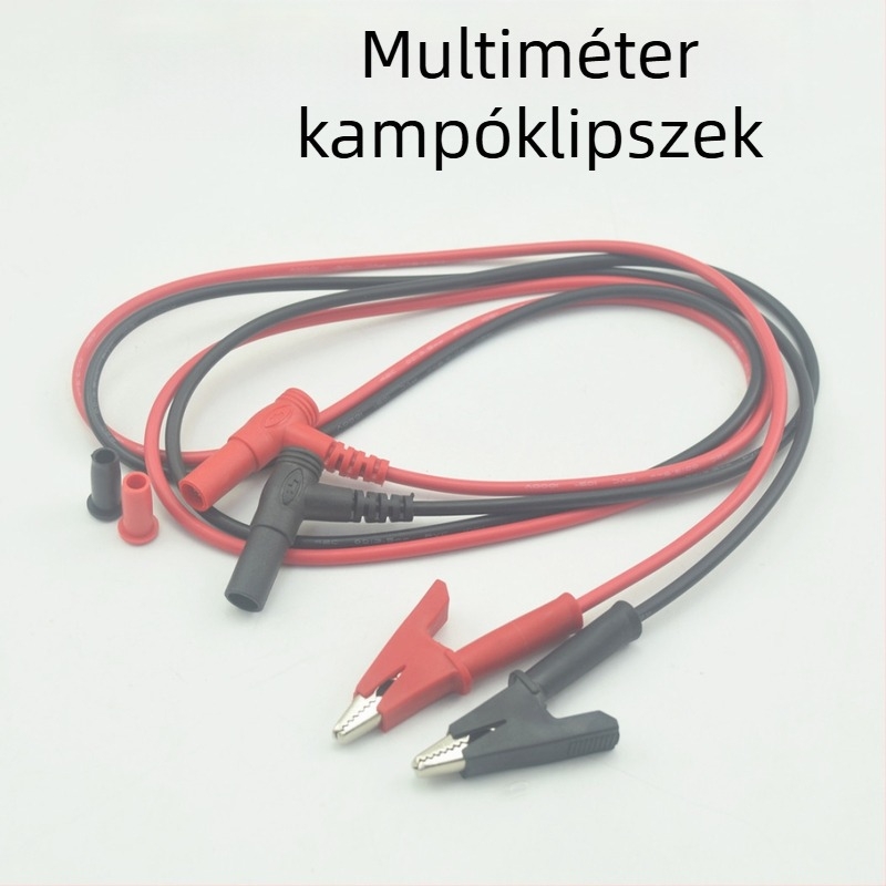 Zhentai Zhijian 223 Mérővezeték teszthez 10 mm krokodil csipesszel, PVC, 20A