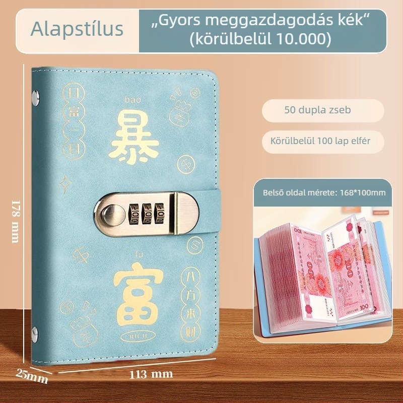 Notebook PU borítóval, varrott kötés, Dowling papír, akár 50 oldal, üzleti iroda stílusban