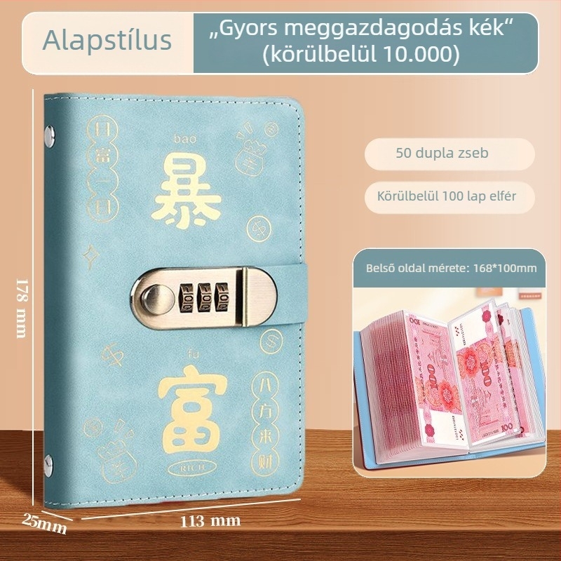 Notebook PU borítóval, varrott kötés, Dowling papír, akár 50 oldal, üzleti iroda stílusban