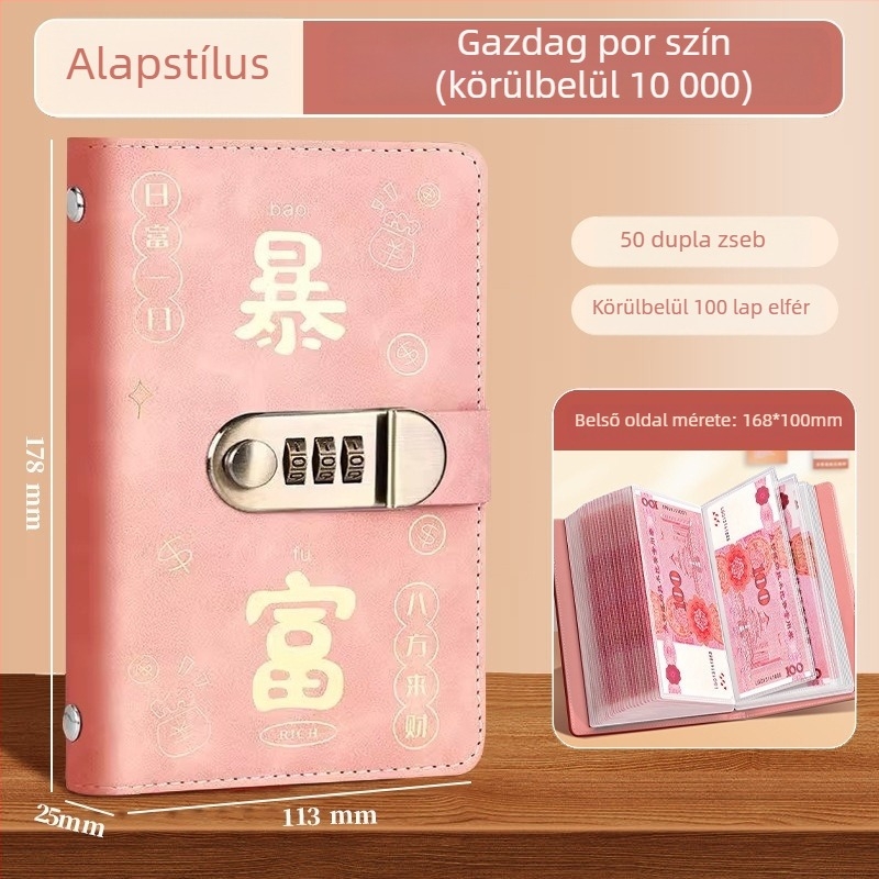 Notebook PU borítóval, varrott kötés, Dowling papír, akár 50 oldal, üzleti iroda stílusban