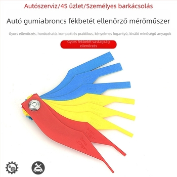 Fékbetét vastagságmérő kopásméréshez