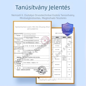 Otthoni Helicobacter pylori tesztkészlet, egyszer használatos, UV-sterilizált, 1 teszt dobozonként, tárolás 4–30°C.