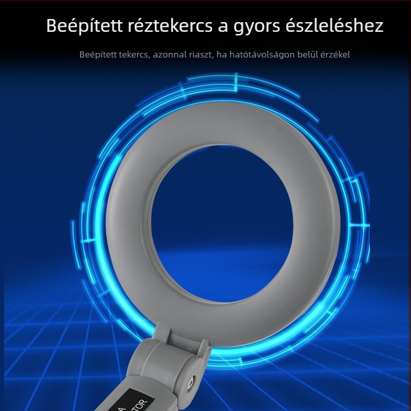 Kézben tartható, összecsukható, nagy pontosságú detektáló és szkennelő eszköz, kompakt kültéri fémdetektor metrókörnyezethez