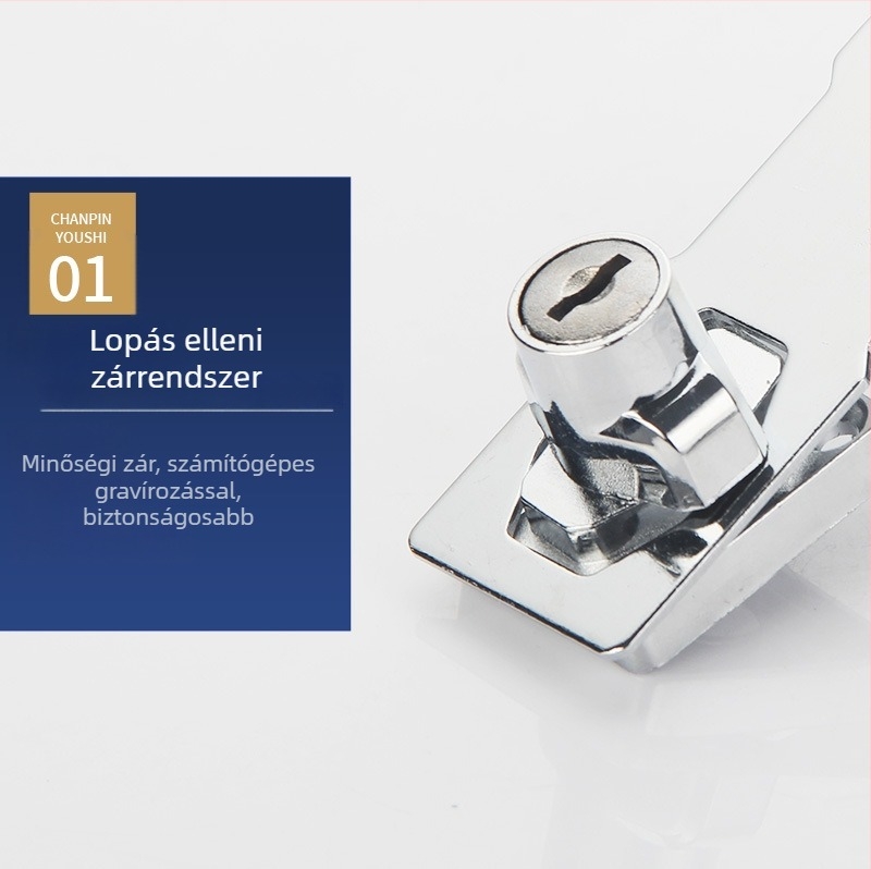 Gu Rui ötvözet hosszított zárómechanizmus fiókos szekrényekhez – hosszított modell, modern minimalist stílus