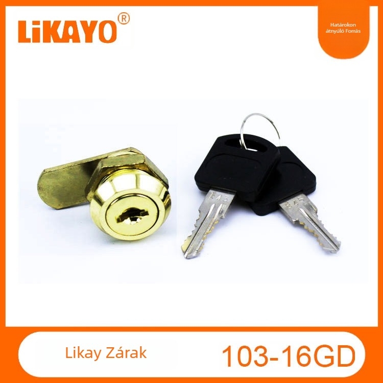 Jiayang 103 Series szekrényzár-henger, cinkötvözetből, szekrényekhez, modern egyszerű stílus.
