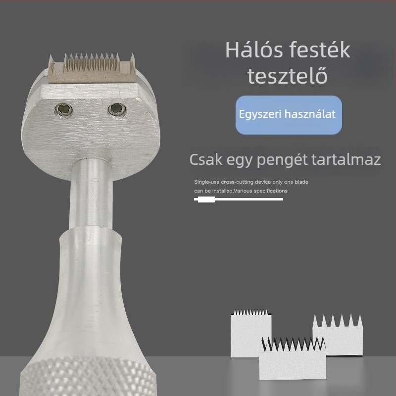 QFH rácsos jelölő kés, 1 mm-es penge, rácsvezető és festék tapadás teszter