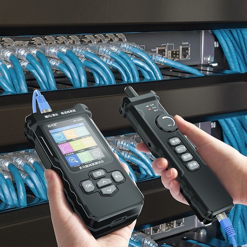 NF-8506 Hálózati tesztelő eszköz vonalak keresésére és illesztésére; súly 0,38 kg; 1 év garancia.