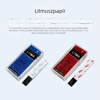 Record Work pH-tesztpapír sav-bázis kimutatására, többfunkciós talaj- és vízminőség-teszt