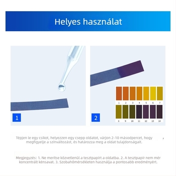Record Work pH-tesztpapír sav-bázis kimutatására, többfunkciós talaj- és vízminőség-teszt