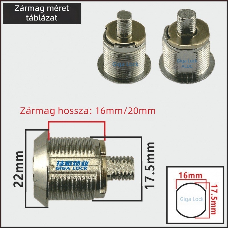 Sürgősségi zármagja biztosító szekrényhez | Modell: Insurance Cabinet Emergency Lock Core | Termékszám AS65465161 | Feldolgozás testreszabása: Igen