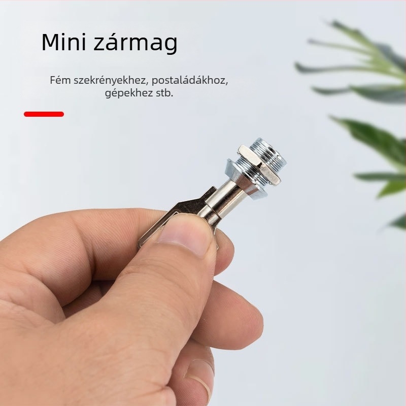 BLJ zár reklámdobozok és fénydobozokhoz, cinkötvözet, modell 611829, modern minimál stílus