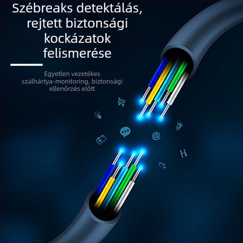 Gépjármű feszültségjelző mérő — multifunkciós két színű LED teszt tollal és riasztóval