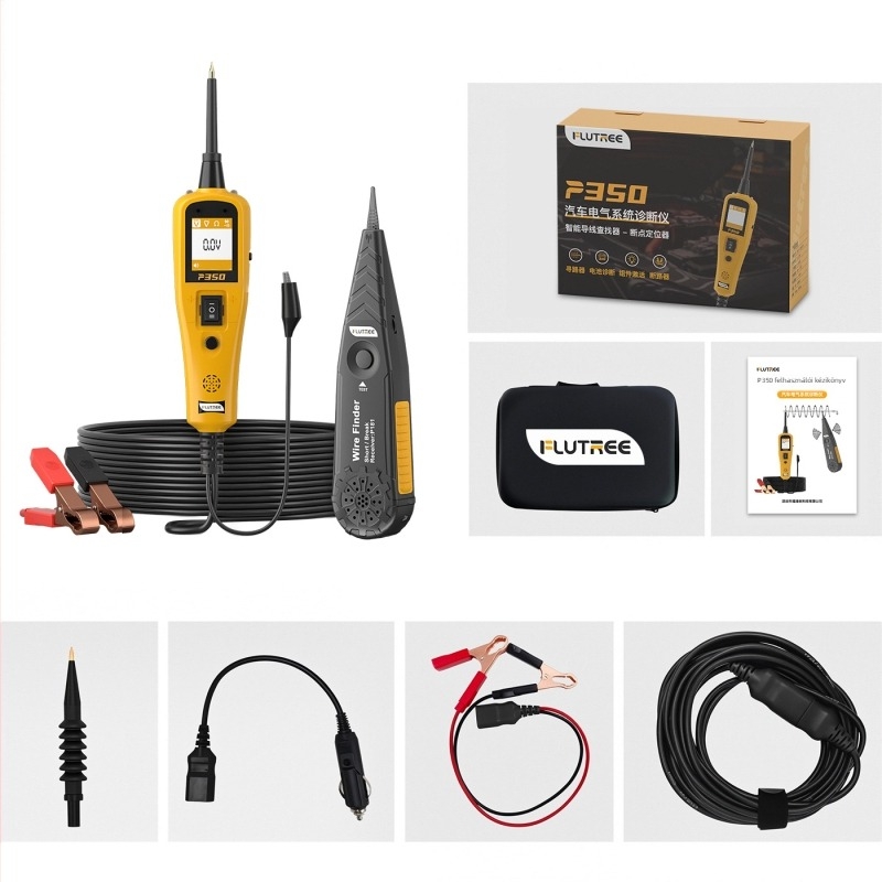 P350 autóvillamossági diagnosztikai műszer — 9-30V, -40°C-tól 70°C-ig, autók, motorkerékpárok, teherautók, hajók és jachtok számára