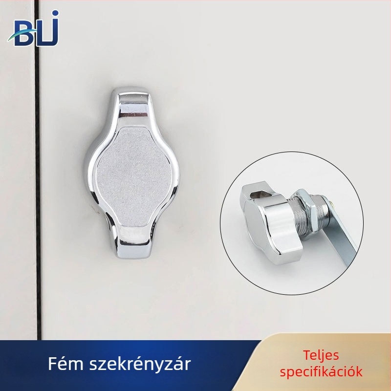 BLJ cinkötvözet szekrényajtó zár (modell 6212A66) fa- és acélszekrényekhez — modern minimalist Dizájn