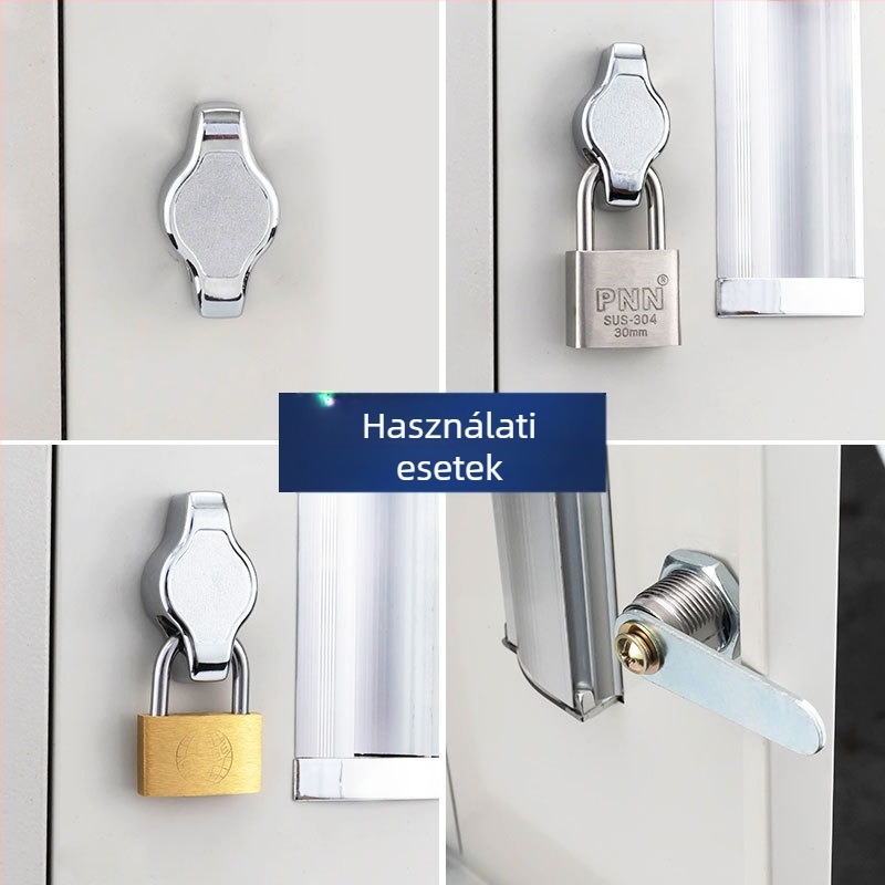 BLJ cinkötvözet szekrényajtó zár (modell 6212A66) fa- és acélszekrényekhez — modern minimalist Dizájn