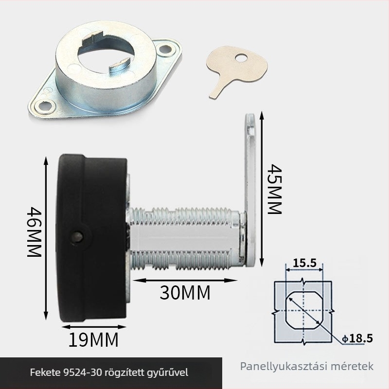 Gurui 9542 – Fiókos szekrényzár, mechanikus kombinációs zár, cinkötvözet, modern minimalist stílus
