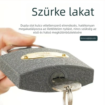 Type C háztartási lakat, vasból, BEST márka, modern letisztult stílus, szupermarketek, gyárak és irodák számára