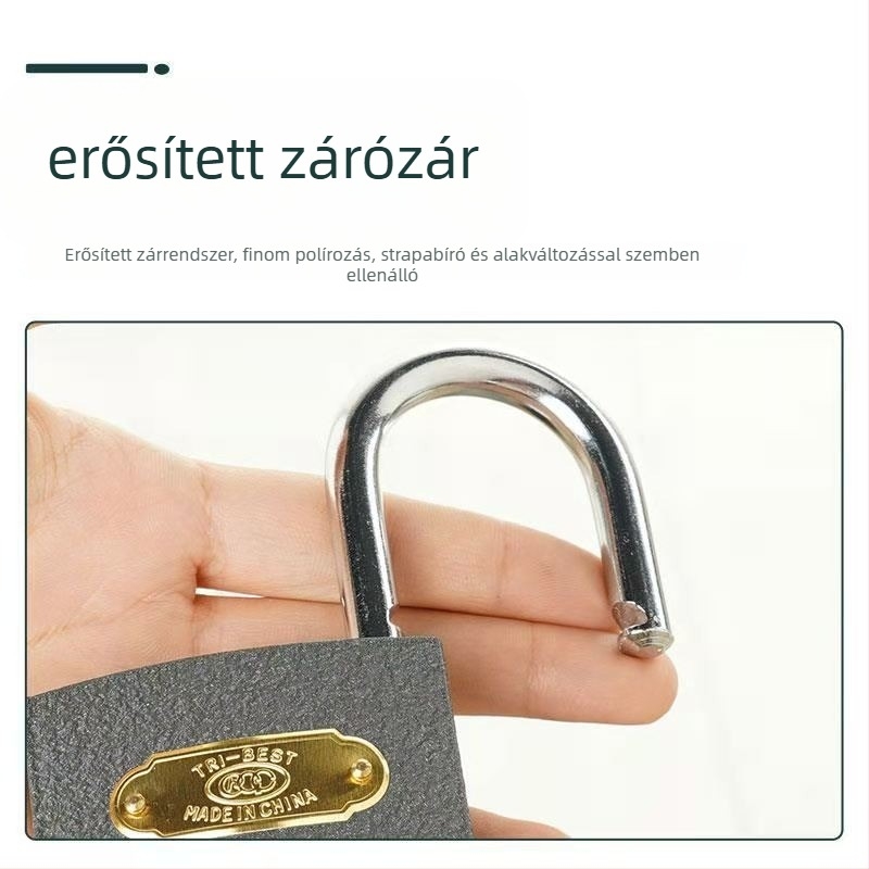 Type C háztartási lakat, vasból, BEST márka, modern letisztult stílus, szupermarketek, gyárak és irodák számára