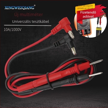 Digitális multiméter tesztvezetékek – 1000V, 10A, univerzális mérőeszközökhöz (Xing wei qiang)
