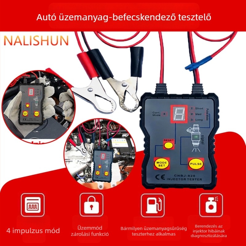 Személyautó üzemanyag-injektor teszter EM620 — ABS anyag, 162 g