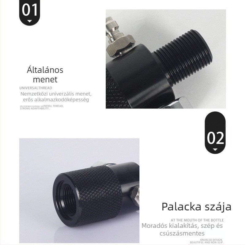 Nyomáspróba szelep • 40 MPa • M18x1.5 menet • Alumíniumötvözet • Terheléses teszthez