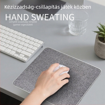 Speciális lenvászon asztali matt – testre szabható egérpad, vízálló, foltálló, csúszásmentes, irodai használatra (méretek: 800x300, 900x400, 260x210 mm)