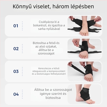 Aolikes bokavédő elasztikus kompresszióval — nylon, universal futáshoz és kültéri sportokhoz