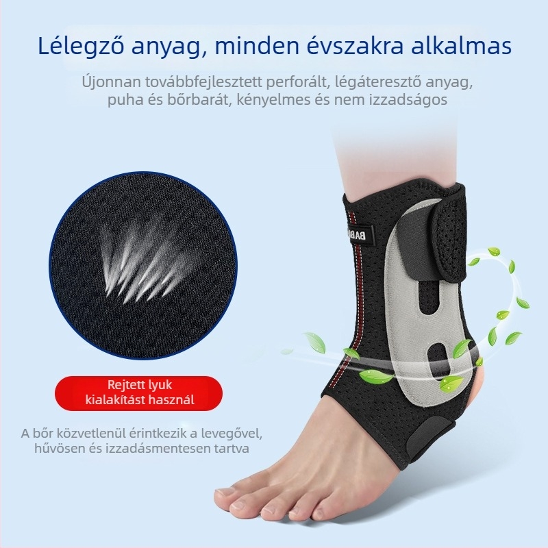 Orvosi minőségű boka rehabilitációs sín, férfiak és nők számára, a ficamok megelőzésére és a bokasérülések gyógyítására, bokaízület védőhüvely