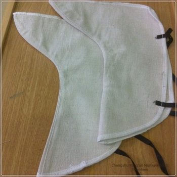 Vászon lábvédő hegesztéshez, újrahasználható, magas szárú, szikrák elleni védelem