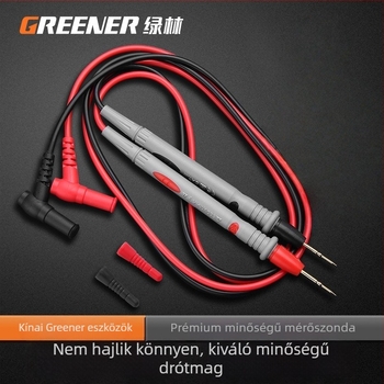 GREENER Toll-stílusú multiméter probe szilikon vezeték és különleges csúcs