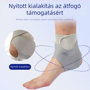 Spandexből készült kompressziós bokavédő, kosárlabda és futás, uniszex