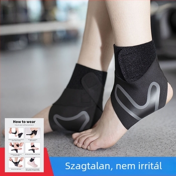 Bokaszalag-ortézis, lélegző, egyenletes erőeloszlással sportokra (Fő anyagok: OK szövet, búváranyag, Lycra; Bokavédelme; Sportok: kosárlabda, futball, badminton, fitnesz)