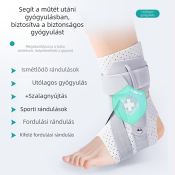 Bokaszorító ortézis rehabilitációhoz és funkcionális támogatáshoz — poliészter anyag, boka védelem